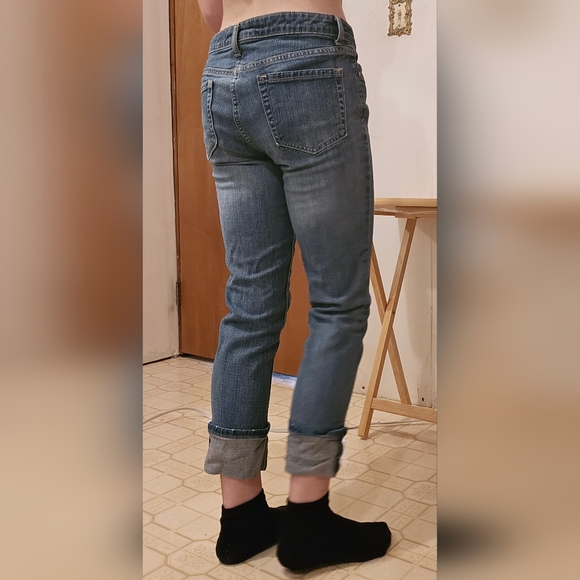 GAP Straight Cuff Denim Jeans Size US 6 - Picture 4 of 10